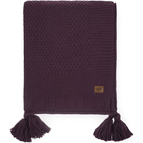 UGG | Preston Sweater Knit Tassel Blanket. FALL - Picture 8 of 8
